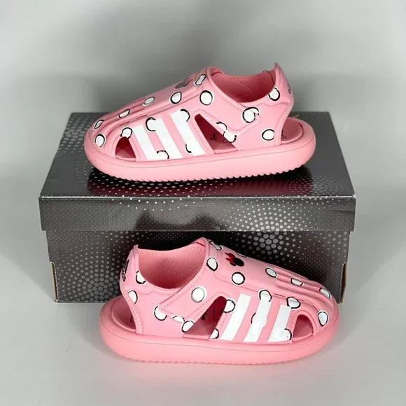 adidas x Disney 'Minnie Mouse' Toddler Girls Water Sandals NIB - Picture 3 of 9